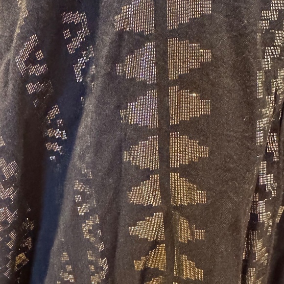 Elan “Cleo” Maxi Dress - Black/Gold | Size Large - Picture 3 of 6